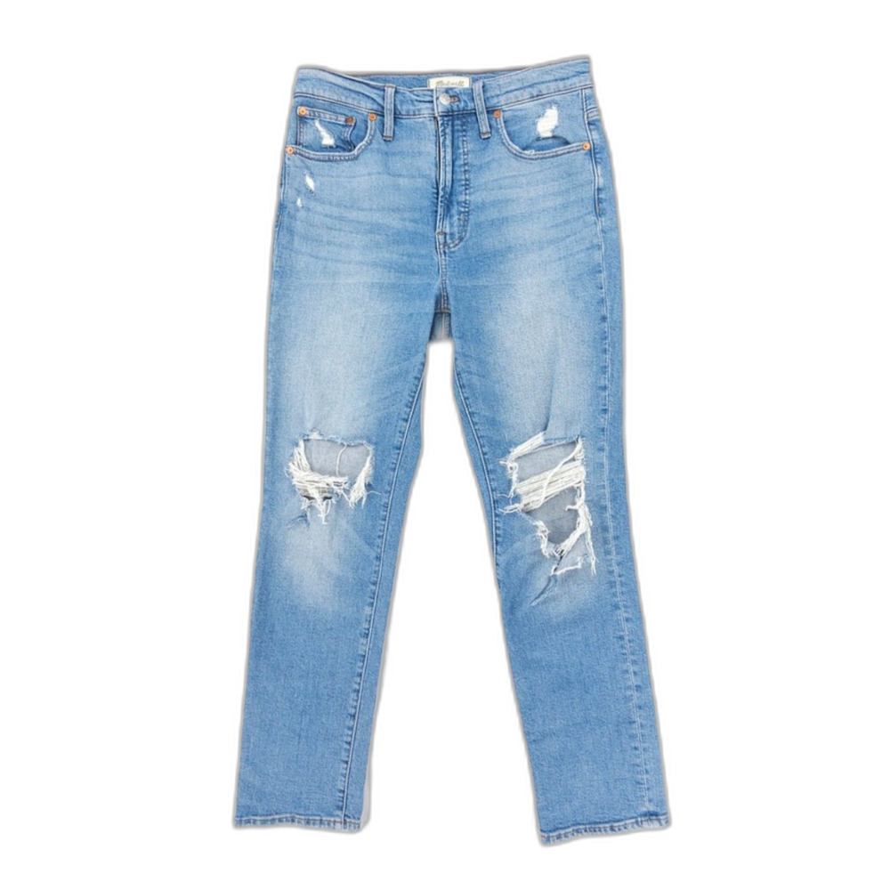 MADEWELL Perfect Vintage Jean Denman Wash Distressed VSCO Minimal Beachy Boho 28